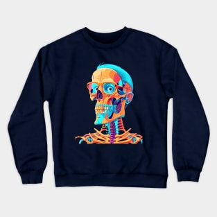 The Nerd Skull Head 2 Crewneck Sweatshirt